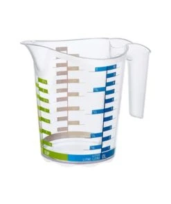 Rotho Messbecher "DOMINO", 1 L, Küchenhelfer, Messgerät