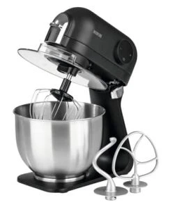 N8Werk Küchenmaschine "Midnight Edition", Aluminium/Edelstahl