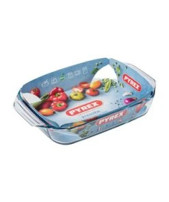 PYREX® Auflaufform "Irresistible", Rechteckig, 35 Cm Glas: Länge 35cm, Breite 23cm, Höhe 6cm
