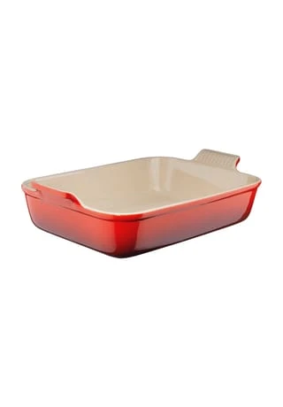 LE CREUSET® Keramik-Auflaufform "Tradition", Rot, 24 X 32 Cm Gesamt: Länge 32cm, Breite 24cm 3 LE CREUSET® Keramik-Auflaufform "Tradition", Rot, 24 X 32 Cm Gesamt: Länge 32cm, Breite 24cm