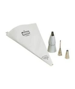 KAISER Spritzbeutel "Profi", Edelstahltüllen, 5-teilig