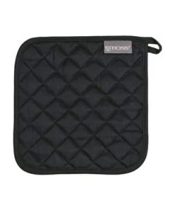 ROSS® Topflappen "Exclusiv", Baumwolle, 24x24 Cm Schwarz