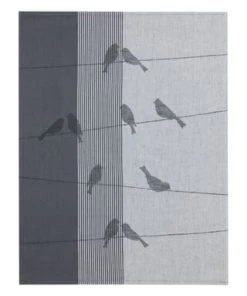 KRACHT® Küchentuch "Zugvögel" GRAU