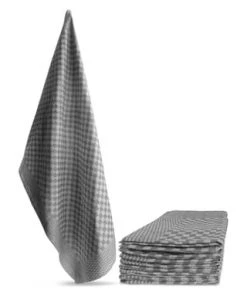 Aspero® 10 Geschirrhandtücher Xirus Grau