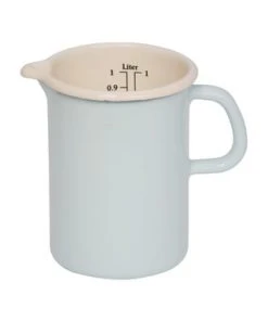 RIESS Küchenmaß, Emailliert, Hellmint, 1 L