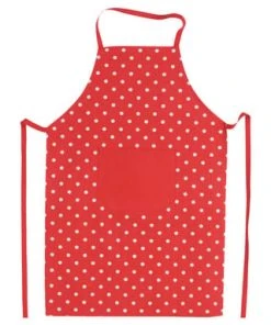 KRACHT® Küchenschürze "Punkte" ROT