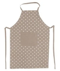 KRACHT® Küchenschürze "Punkte" BEIGE