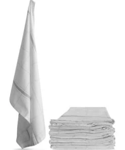 Normani® 10 Stück Geschirrtücher Profi-Wipe Grau