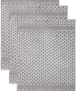 Aspero® 3 Frottee Baumwoll-Geschirrtücher Hellgrau -Angebote Backen Store unnamed file 564