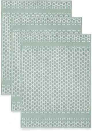 Aspero® 3 Frottee Baumwoll-Geschirrtücher Grün 4 Aspero® 3 Frottee Baumwoll-Geschirrtücher Grün – Bild 2