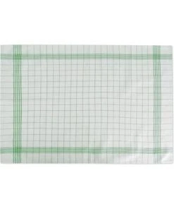 Aspero® 10 Geschirrtücher Classic Weiß/ Grün -Angebote Backen Store unnamed file 590