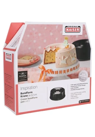 KAISER Bundform "Krone", Antihaftbeschichtung, ø 22 Cm Gesamt: Höhe 8,5cm, Durchmesser 22cm 5 KAISER Bundform "Krone", Antihaftbeschichtung, ø 22 Cm Gesamt: Höhe 8,5cm, Durchmesser 22cm – Bild 3