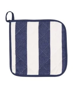 KRACHT® Topflappen, Blockstreifen BLAU