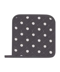 KRACHT® Topflappen "Pünktchen" Anthrazit