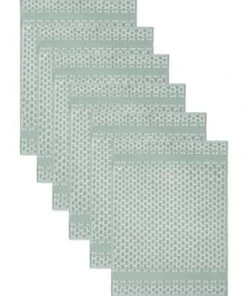 Aspero® 6 Frottee Baumwoll Geschirrtücher Grün