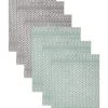 Aspero® 6 Frottee Baumwoll Geschirrtücher Hellgrau/ Grün -Angebote Backen Store unnamed file 937