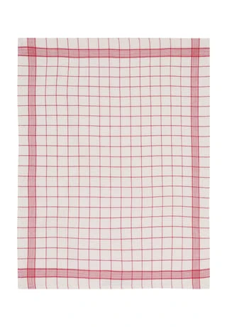 ROSS® Baumwoll-Geschirrtuch, 3er Pack ROT/ WEIß 4 ROSS® Baumwoll-Geschirrtuch, 3er Pack ROT/ WEIß – Bild 2