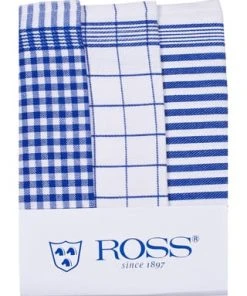 ROSS® Geschirrtücher, 3er Pack, 50x70 Cm Blau