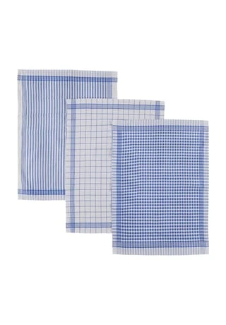 ROSS® Geschirrtücher, 3er Pack, 50x70 Cm Blau 4 ROSS® Geschirrtücher, 3er Pack, 50x70 Cm Blau – Bild 2